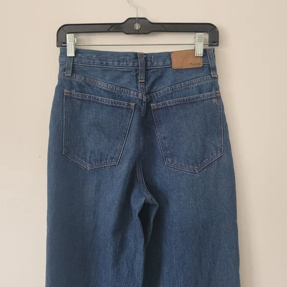 Madewell Baggy Straight Leg Jeans Mom jeans Size 24 - Picture 11 of 14